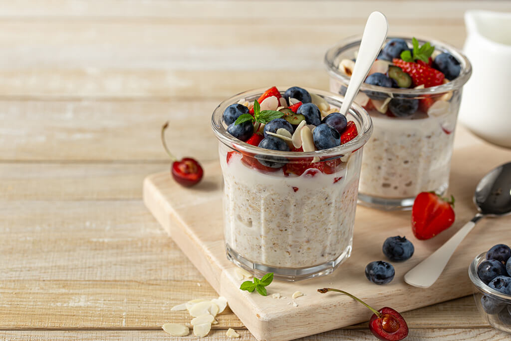 Rezeptideen Overnight Oats mit Joghurt