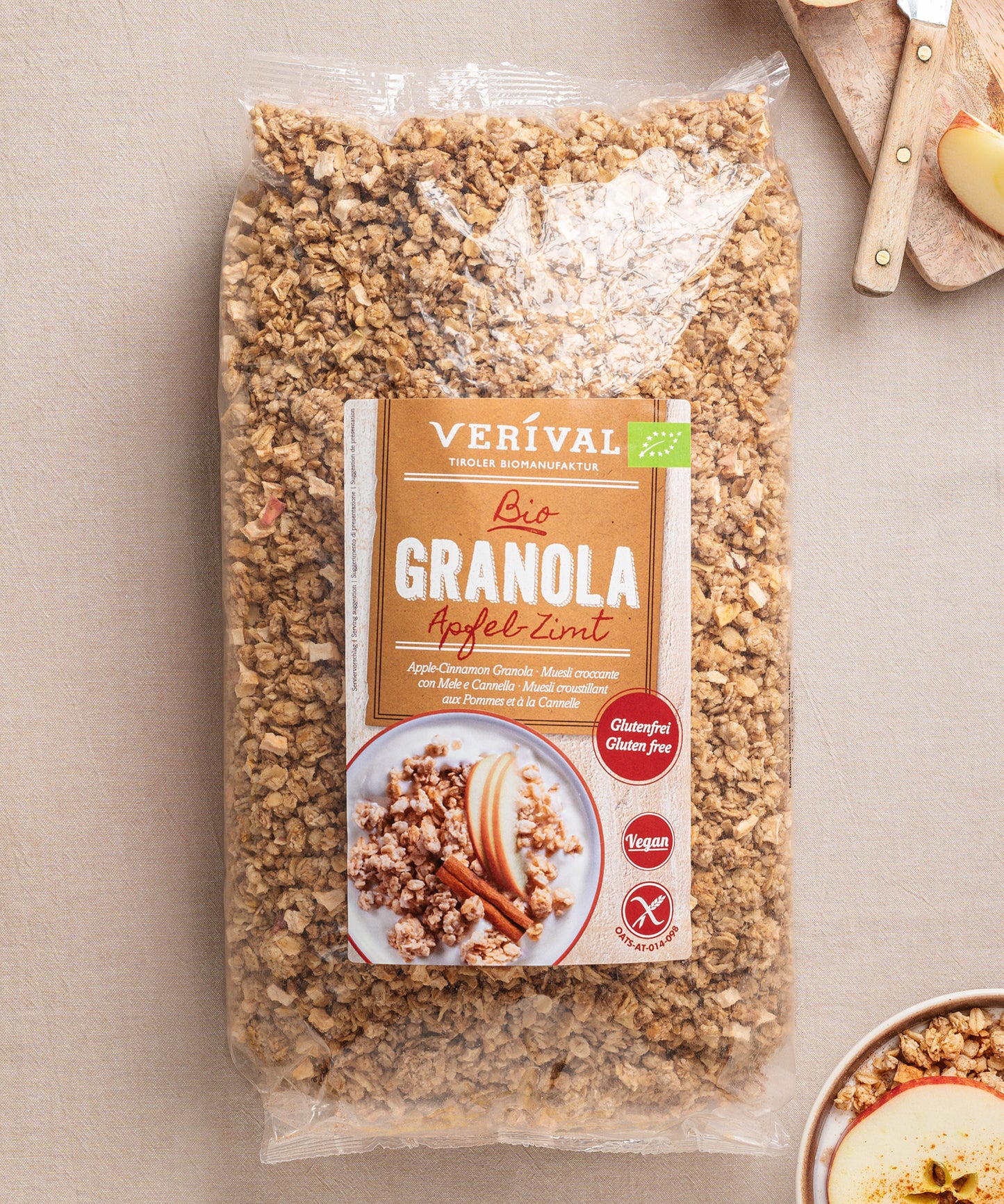 40327 - Apfel-Zimt Granola, 1300g